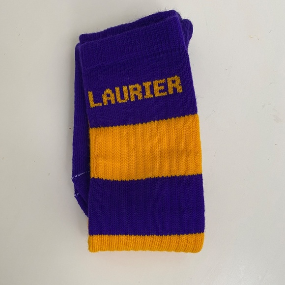 Laurier University rugby socks, new - Picture 5 of 6